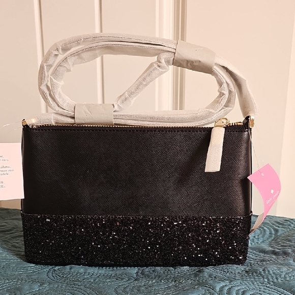 Kate Spade Black Crossbody Bag with Glitter Detail - Picture 5 of 7